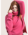 Boob Jamie, Maternity and Nursing Recycled Wool Sweater - Pink berries Sweatshirts