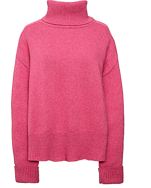 Boob Jamie, Maternity and Nursing Recycled Wool Sweater - Pink berries Sweatshirts