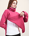 Boob Jamie, Maternity and Nursing Recycled Wool Sweater - Pink berries Sweatshirts