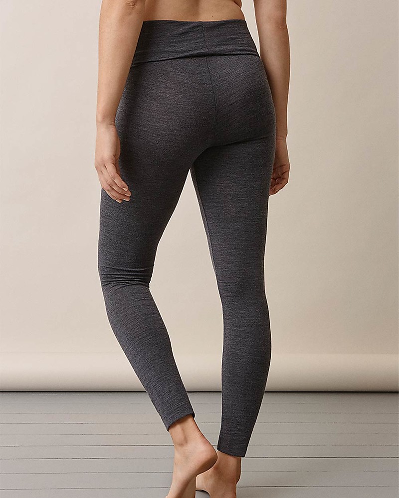 Boob Leggings for Pregnancy and Beyond - Dark Grey Melange