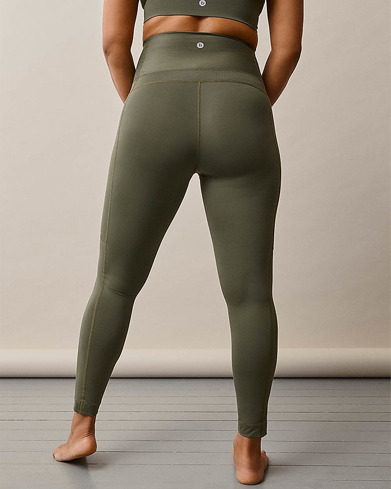 Boob Leggings for Pregnancy and Beyond - Pine Green - Comfortable and Eco-Friendly!  unisex (bambini)