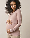 Boob Long-sleeved Maternity and Nursing Classic Top - Mauve - Organic cotton Long Sleeves Tops