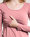 Boob Matenrity and Nursring Organic Cotton Top Long Sleeve - pink blush T-shirts