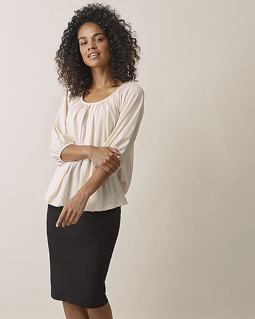 Boob Maternity and Nursing Air Blouse - Peachy - 100% organic cotton Long Sleeves Tops