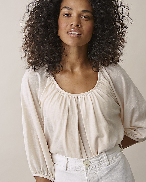 Boob Maternity and Nursing Air Blouse - Peachy - 100% organic cotton Long Sleeves Tops