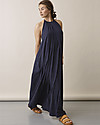 Boob Maternity and Nursing Air Long Dress - Midnight Blue - 100% organic cotton Long Sleeves Tops