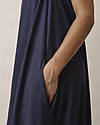 Boob Maternity and Nursing Air Long Dress - Midnight Blue - 100% organic cotton Long Sleeves Tops