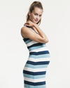 Boob Maternity and Nursing Cameron Maxi Dress - Blue Stripes - Made from Eucalyptus Fiber! Dresses_