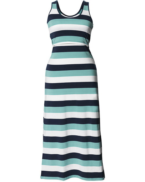 Boob Maternity and Nursing Cameron Maxi Dress - Blue Stripes - Made from Eucalyptus Fiber! Dresses_