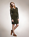 Boob Maternity and Nursing Dress Wrap in Soft and Natural Eucalyptus Fiber - olive green Dresses_