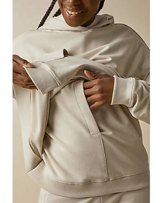Boob Maternity and Nursing Hoodie - Putty - Organic Cotton Sweatshirts