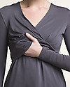 Boob Maternity and Nursing Long Sleeve Top - Sophia - Dark Silver T-shirts