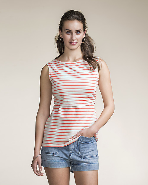 Boob Maternity and Nursing Tank Top - Stripe Watermelon - Organic Cotton! Tank Tops