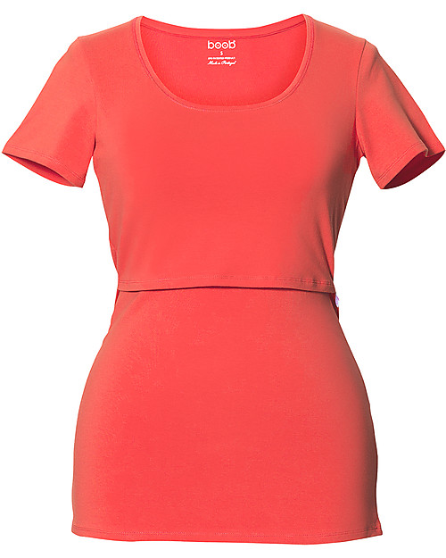 Boob Maternity and Nursing Top Short Sleeve, Watermelon - Organic Cotton T-shirts