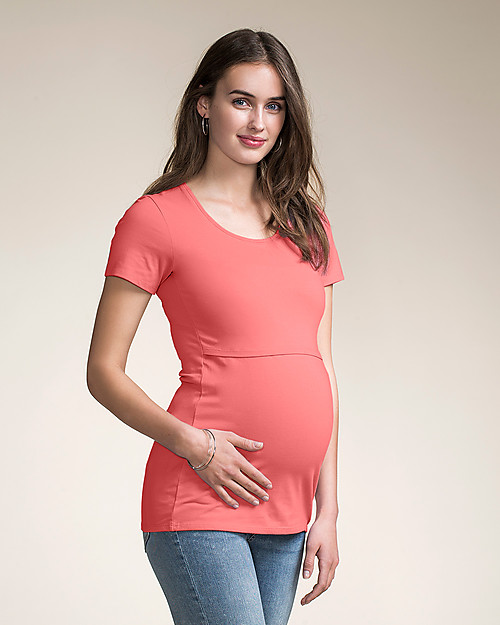 Boob Maternity and Nursing Top Short Sleeve, Watermelon - Organic Cotton T-shirts