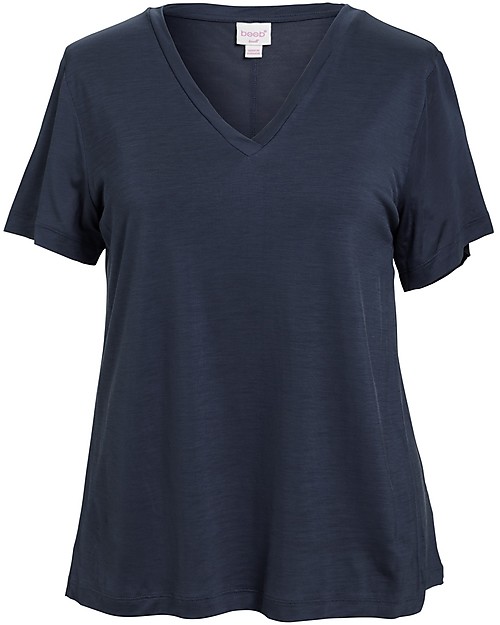 Boob Maternity and Nursing V Neck T-shirt, Indigo - 100% Lyoncell T-shirts