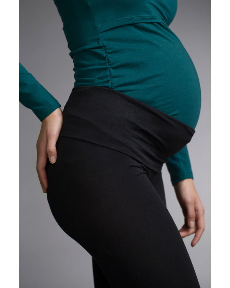 Boob Maternity Leggings - Black - In soft eucalyptus fabric! woman