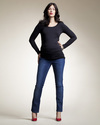 Boob Maternity Treggings - Dark Denim Blue Jeans