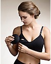 Boob Nursing Fast Food T-shirt Bra - Black - with removable pads Nursing Bras