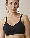 Boob Nursing Fast Food T-shirt Bra - Black - with removable pads Nursing Bras
