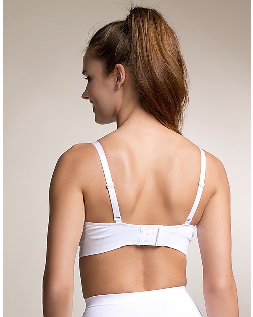 Boob Nursing Fast Food T-shirt Bra - White - with removable pads Nursing Bras