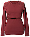 Boob Organic Cotton Maternity and Nursing B·Warmer Sweatshirt - Barn Red Sweatshirts