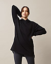 Boob Oversized Hoodie with Nursing Function and Maternity - Black - Organic Cotton Sweatshirts