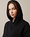 Boob Oversized Hoodie with Nursing Function and Maternity - Black - Organic Cotton Sweatshirts