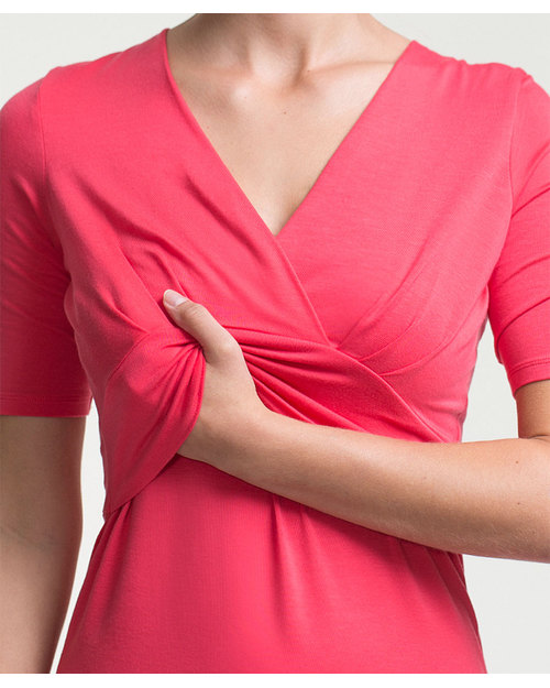 Boob Short Sleeve Maternity / Nursing Dress - Sophia - Stretch Lyocell! Dresses_