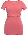 Boob Short-sleeved Maternity and Nursing T-Shirt, Faded Rose - Organic cotton T-shirts