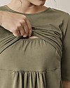 Boob Short Sleeves Maternity and Nursing Dress Linnea - Trench Coat - Organic cotton Dresses_
