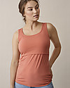 Boob Sleeveless Maternity and Nursing Classic Tank Top - Coral - Organic cotton T-shirts