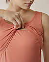 Boob Sleeveless Maternity and Nursing Classic Tank Top - Coral - Organic cotton T-shirts