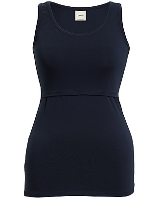 Boob Sleeveless Maternity and Nursing Classic Tank Top - Midnight Blue - Organic cotton T-shirts