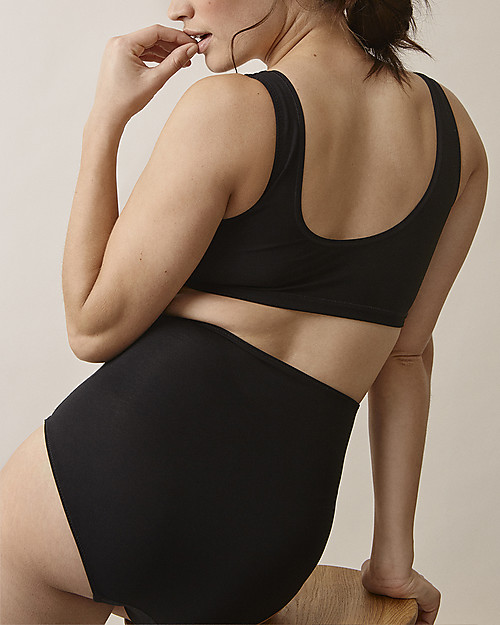 Boob Soft Support Briefs - Black - Extra kind even after C-section Briefs