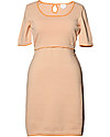 Boob Striped Knitted Maternity & Nursing Dress, Honeydew - Organic Cotton Dresses_