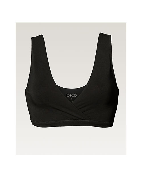 Boob The Go-To Support Bra - Black - Ideal as a Sleep Bra Nursing Bras