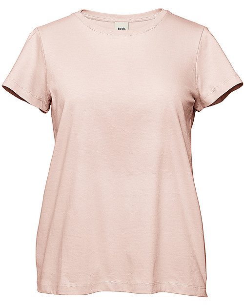 Boob The-shirt Nursing and Breastfeeding Top with Side Opening - Light Pink - 100% organic cotton T-shirts