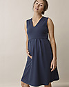 Boob Tilda Sleeveless Maternity and Nursing Summer Dress - Thunder Blue - Organic cotton Dresses_