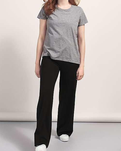 Boob Wide Leg Trousers Once On Never Off - Black - Eucalyptus Fibre Trousers