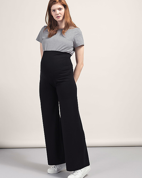 Boob Wide Leg Trousers Once On Never Off - Black - Eucalyptus Fibre Trousers