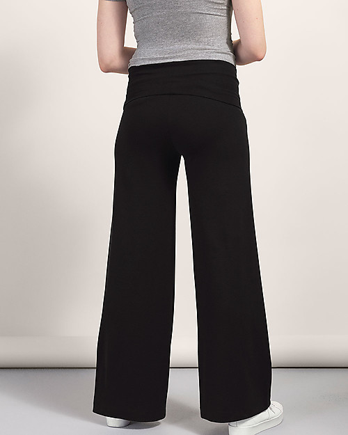 Boob Wide Leg Trousers Once On Never Off - Black - Eucalyptus Fibre Trousers