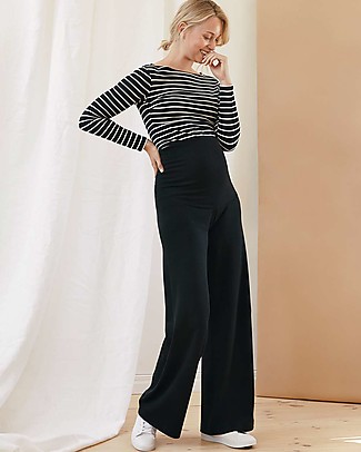 Boob Wide Leg Trousers Once On Never Off - Black - Eucalyptus Fibre Trousers
