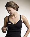 Boob Wool Nursing Singlet - Black (warm, stylish and practical) Vests