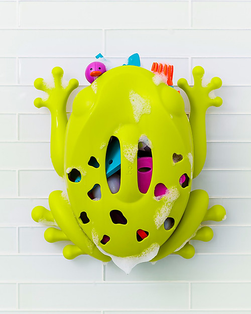 Boon Inc. Frog Pod Bath Toy Container New Model - Green (free of BPA, PVC and Phthalates!) Bath Toys