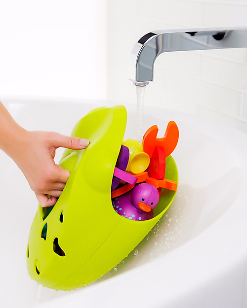 Boon Inc. Frog Pod Bath Toy Container New Model - Green (free of BPA, PVC and Phthalates!) Bath Toys