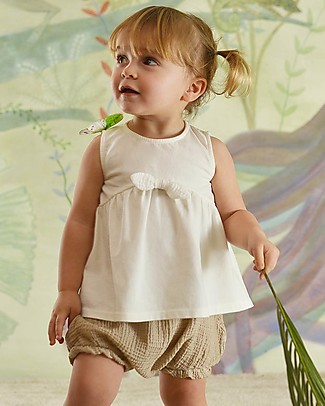 Botanica Boo Baby Bloomer, Ecrù - 100% cotton Shorts