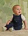 Botanica Boo Longleg Salopette, Blue - Organic Cotton Dungarees