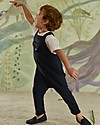 Botanica Boo Longleg Salopette, Blue - Organic Cotton Dungarees