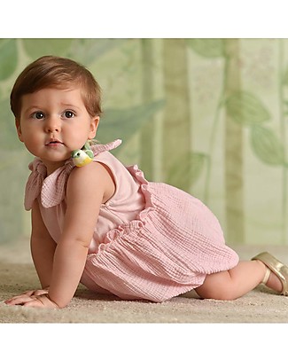 Botanica Boo Sleeveless One Piece, Pink - 100% organic cotton Dungarees